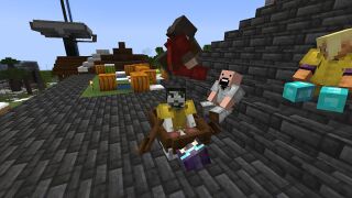 Ґруповоє фото Мигаля Боржавського из цімборовами у час покладової вадаскы „Баюсаті лиця“